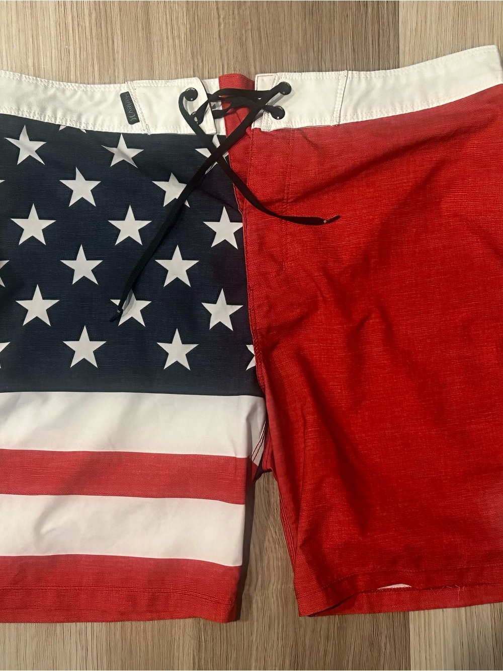 Hurley Phantom American Flag Board Shorts Mens 32 Patriotic Stars Stripes